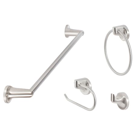 Sure-Loc Hardware Sure-Loc Hardware Sierra Series Bath Set, Single Post, Satin Nickel SA-SET-PH1 15